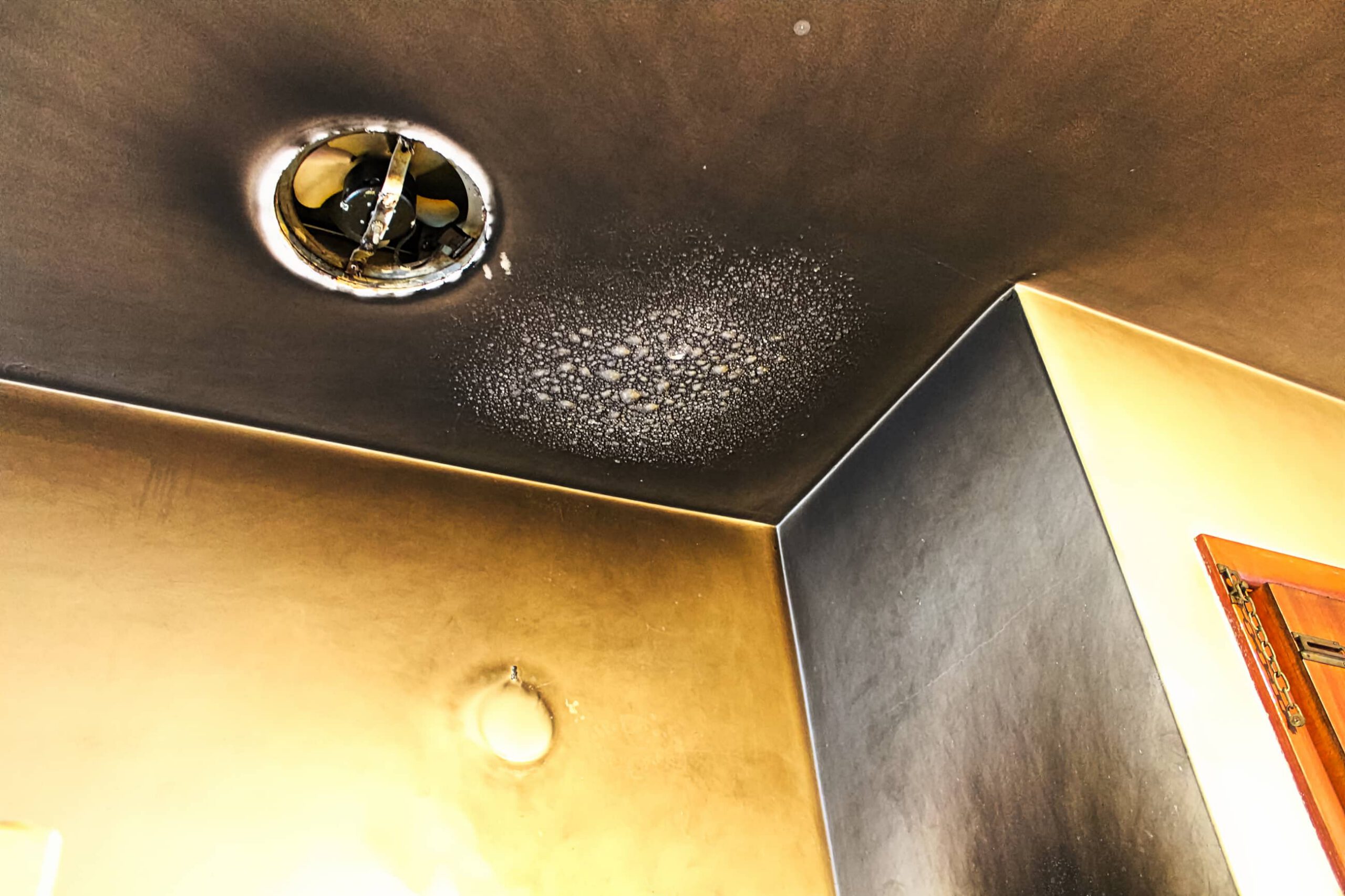 Commercial Smoke Damage Restoration - Smoke Residue and Acidic Soot on Walls